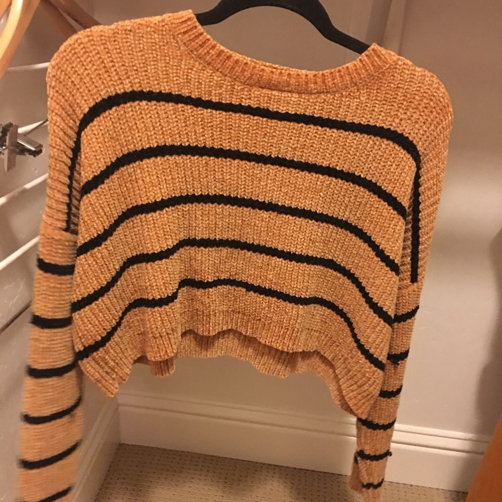 Knit Long sleeve forever 21 crop top